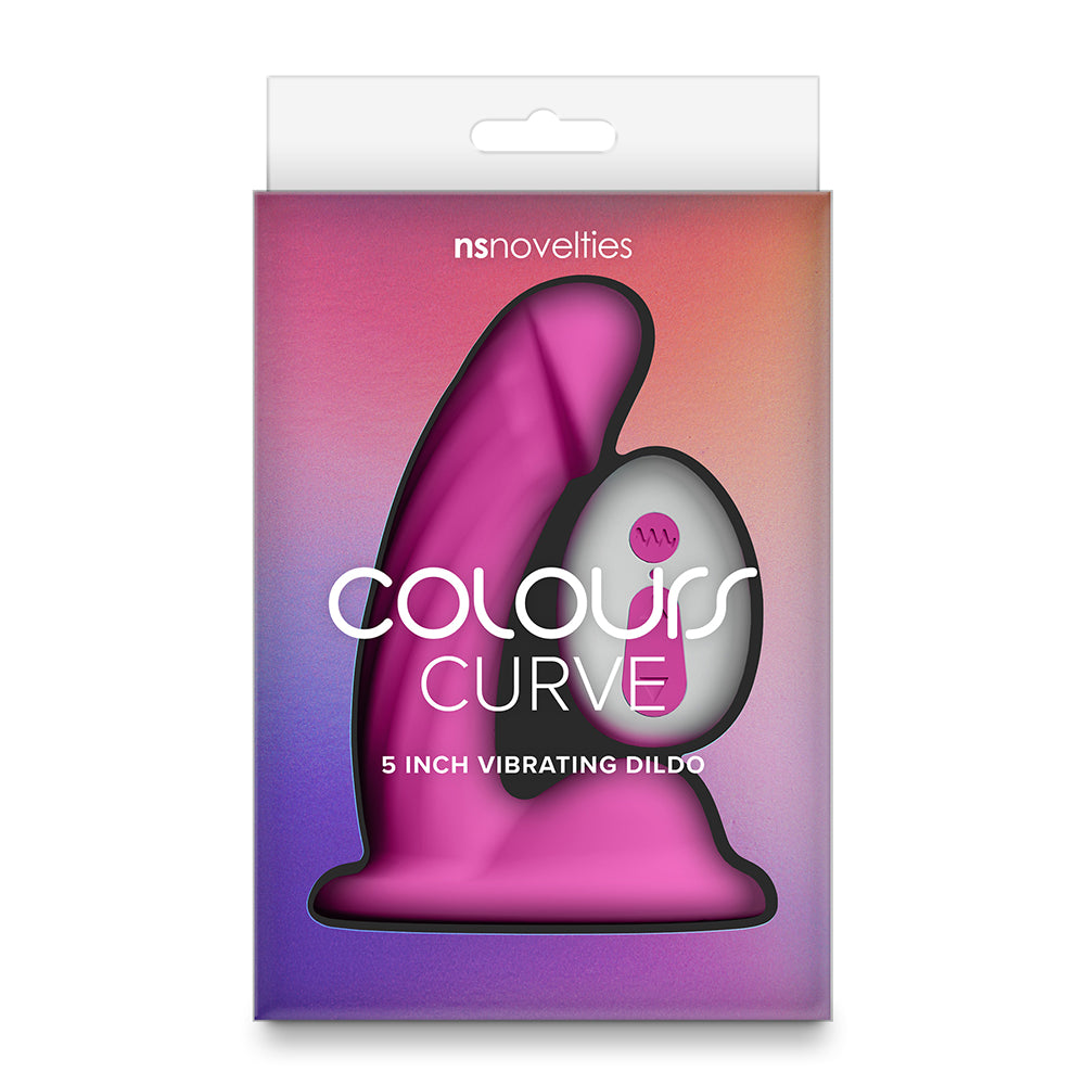 Colours Curve Vibrating 5" Dildo