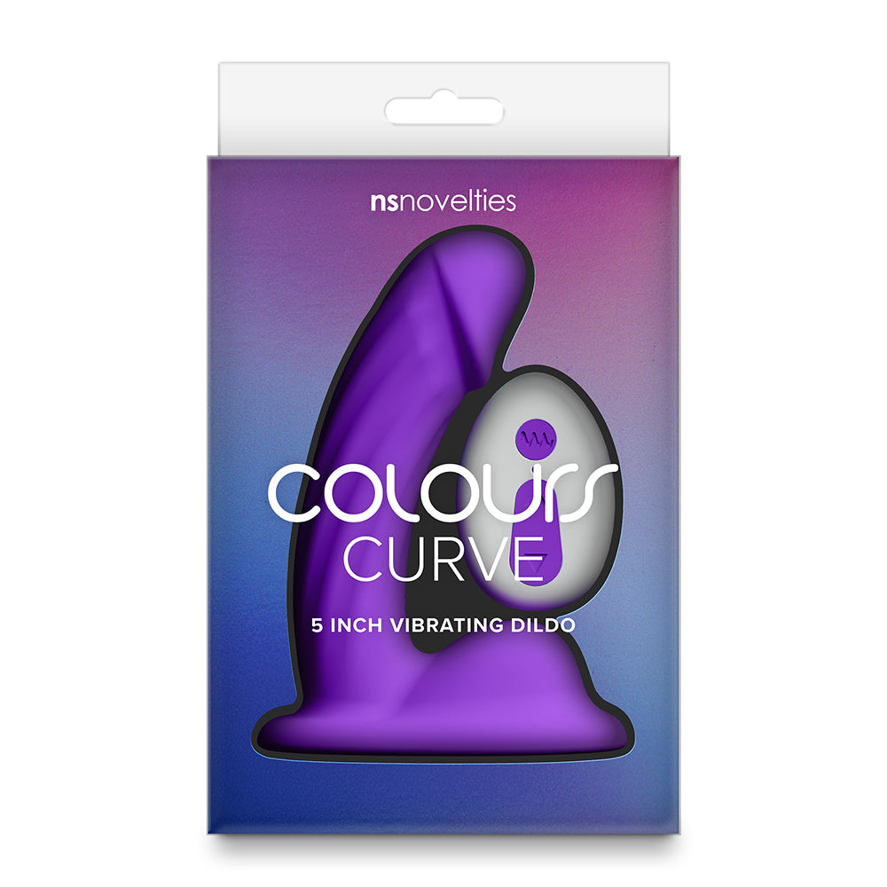 Colours Curve Vibrating 5" Dildo