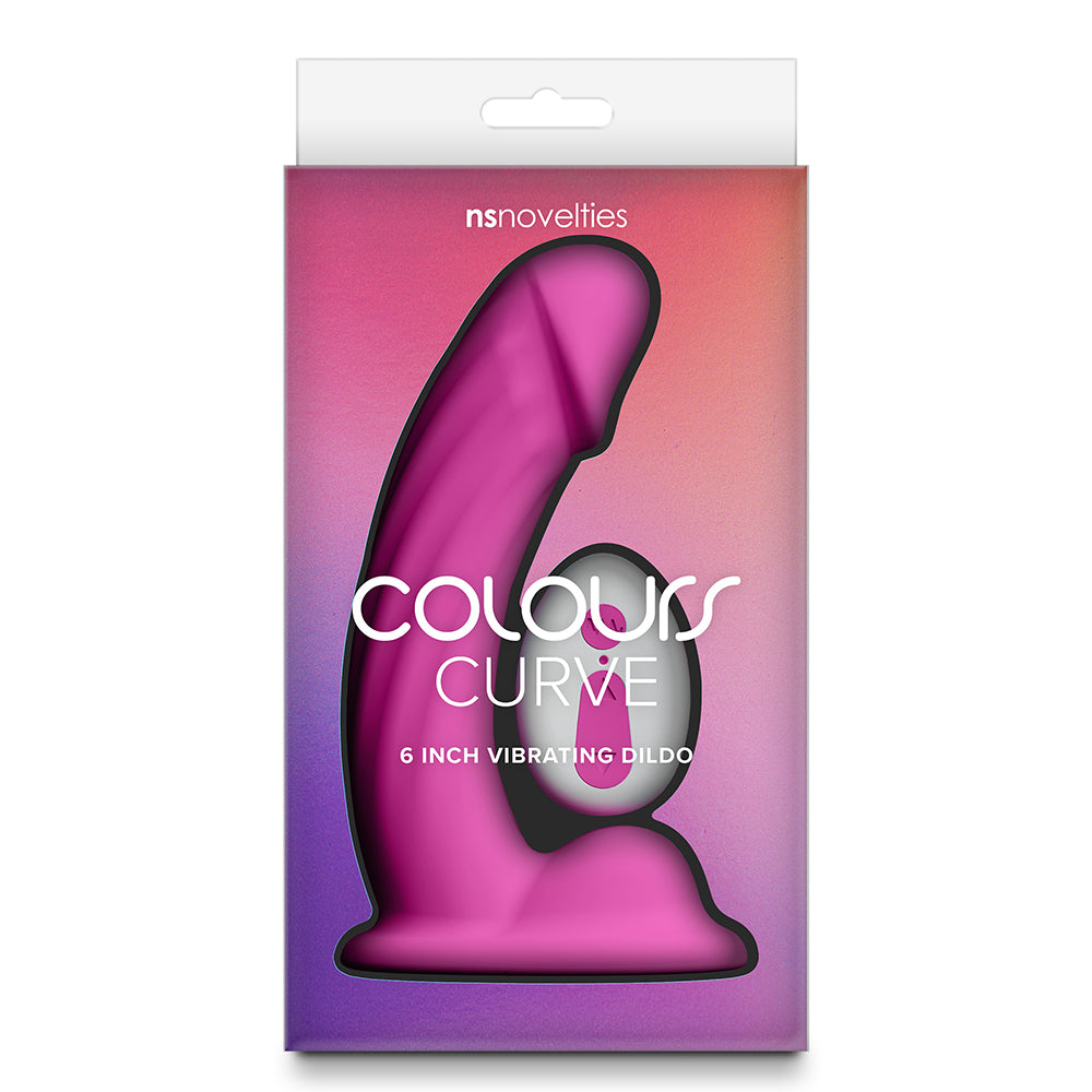Colours Curve Vibrating 6" Dildo