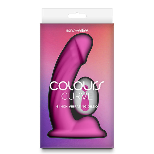Colours Curve Vibrating 6" Dildo