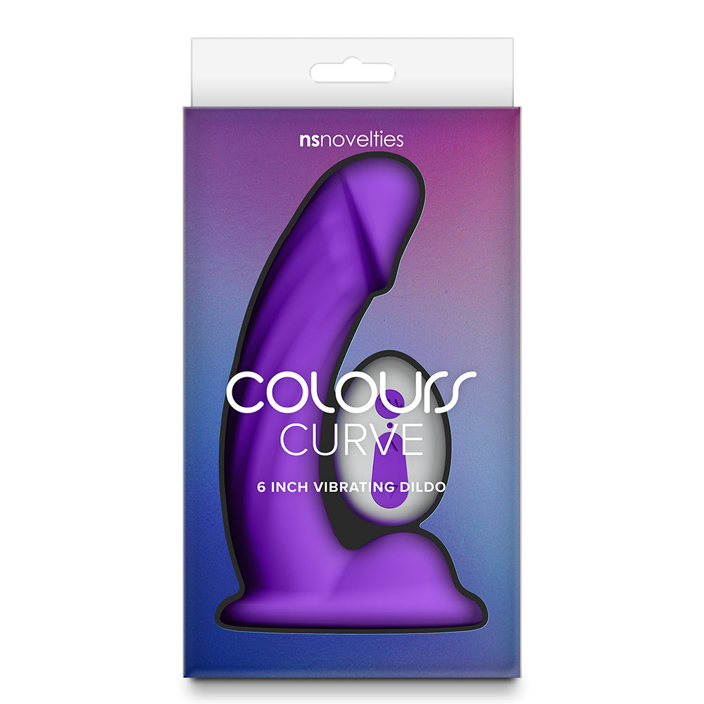 Colours Curve Vibrating 6" Dildo
