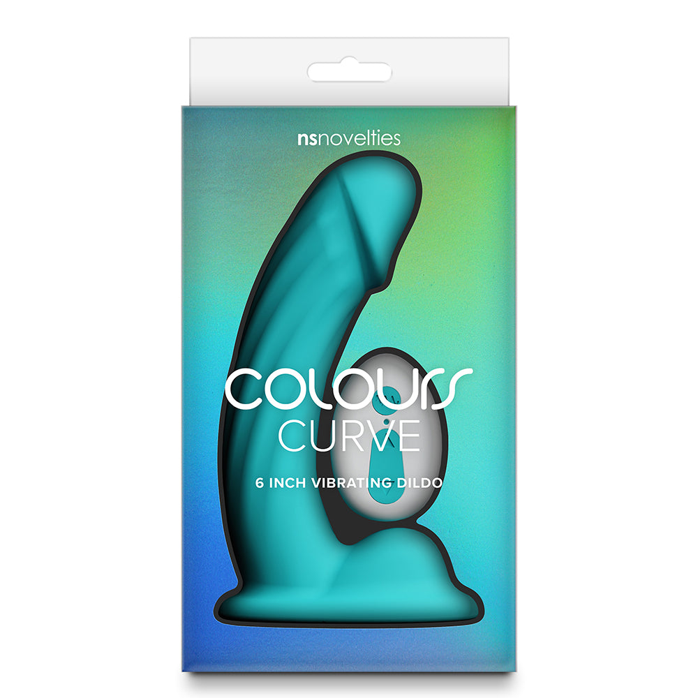 Colours Curve Vibrating 6" Dildo
