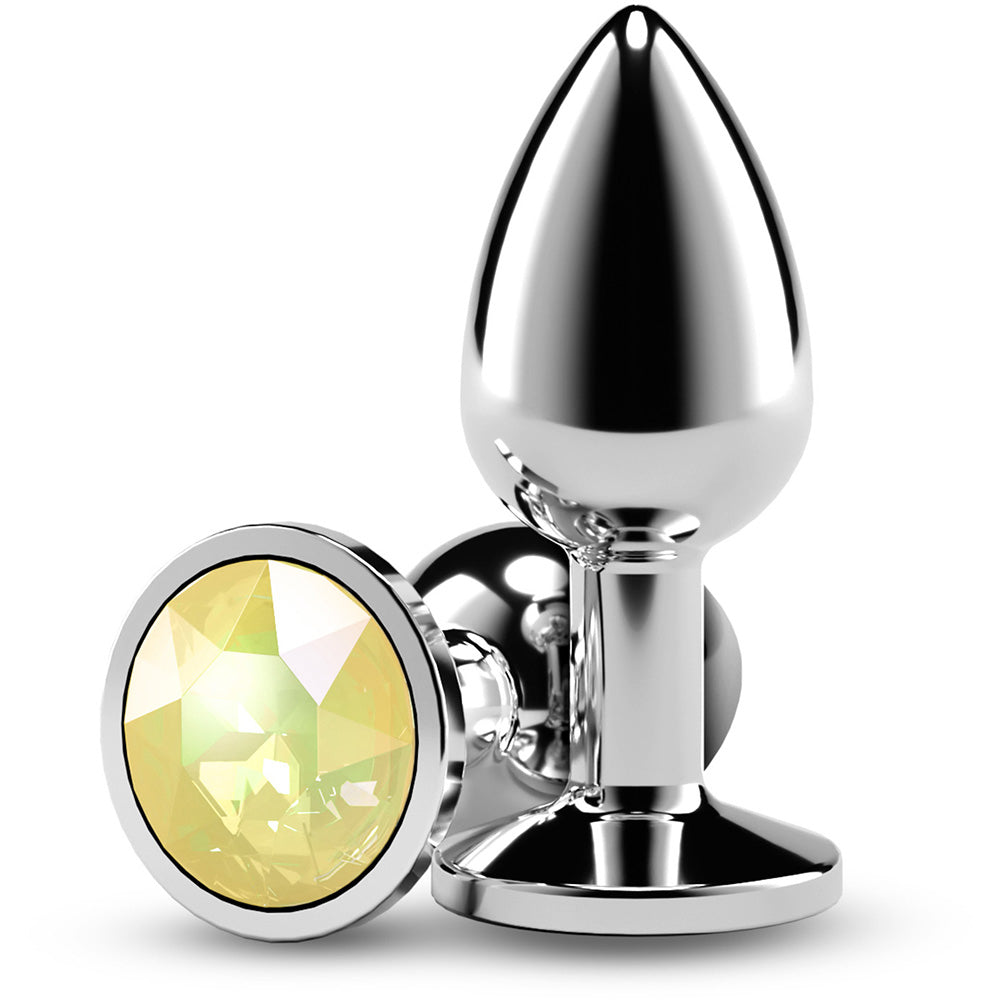 Rear Assets Silver Small Yellow Gem