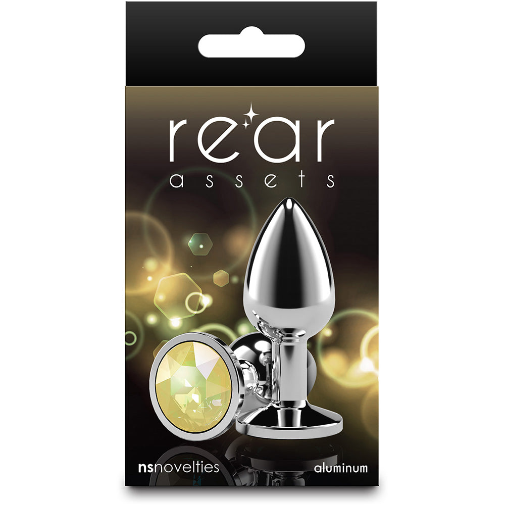 Rear Assets Silver Small Yellow Gem