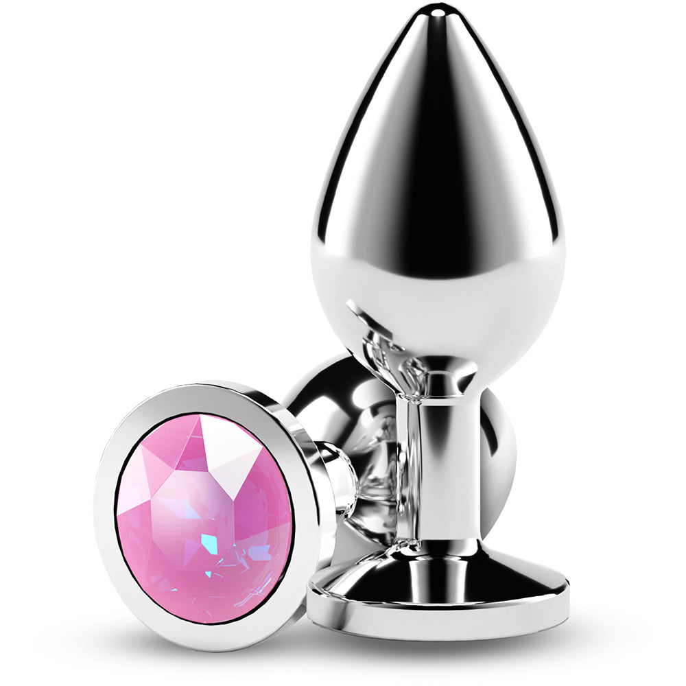 Rear Assets Silver Medium Pink Gem