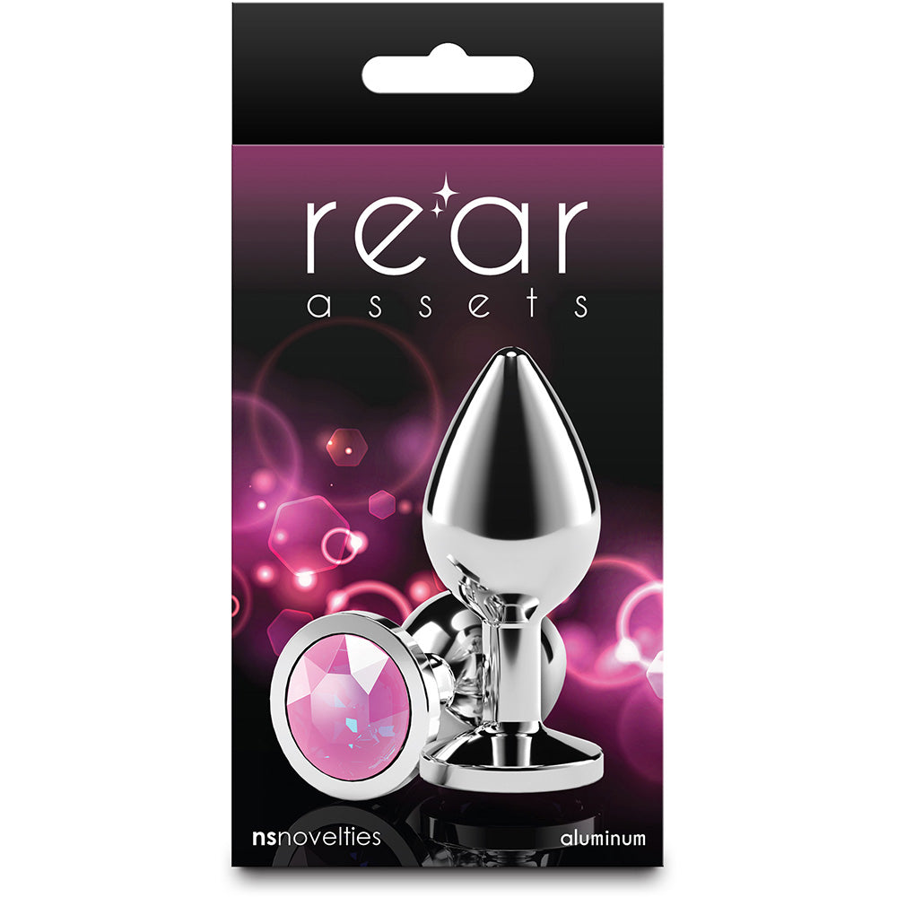 Rear Assets Silver Medium Pink Gem