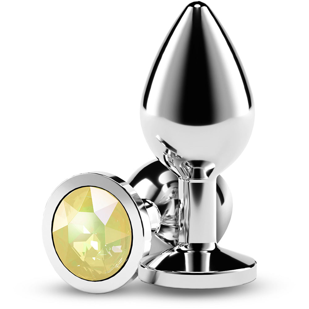 Rear Assets Silver Medium Yellow Gem