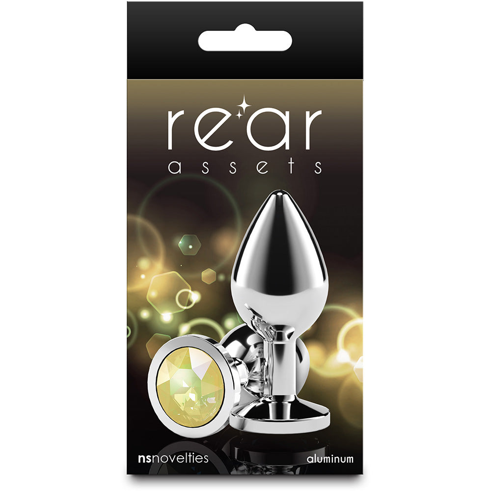 Rear Assets Silver Medium Yellow Gem