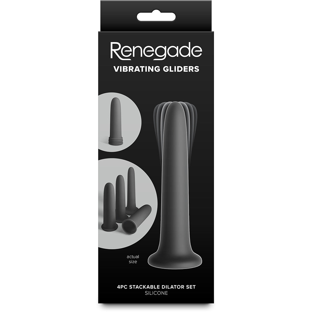 Renegade Vibrating Dilators Black