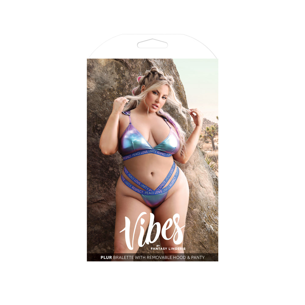 Plur Bralette With Removable Hood & Panty