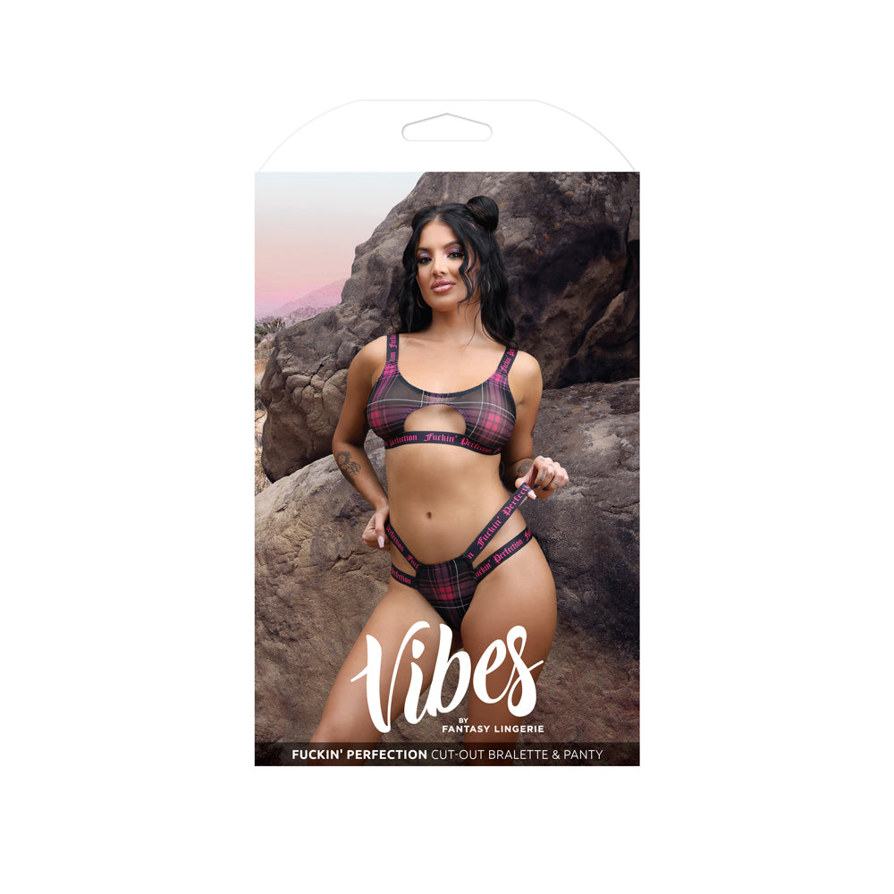 Fuckin' Perfection Cutout Bralette & Panty