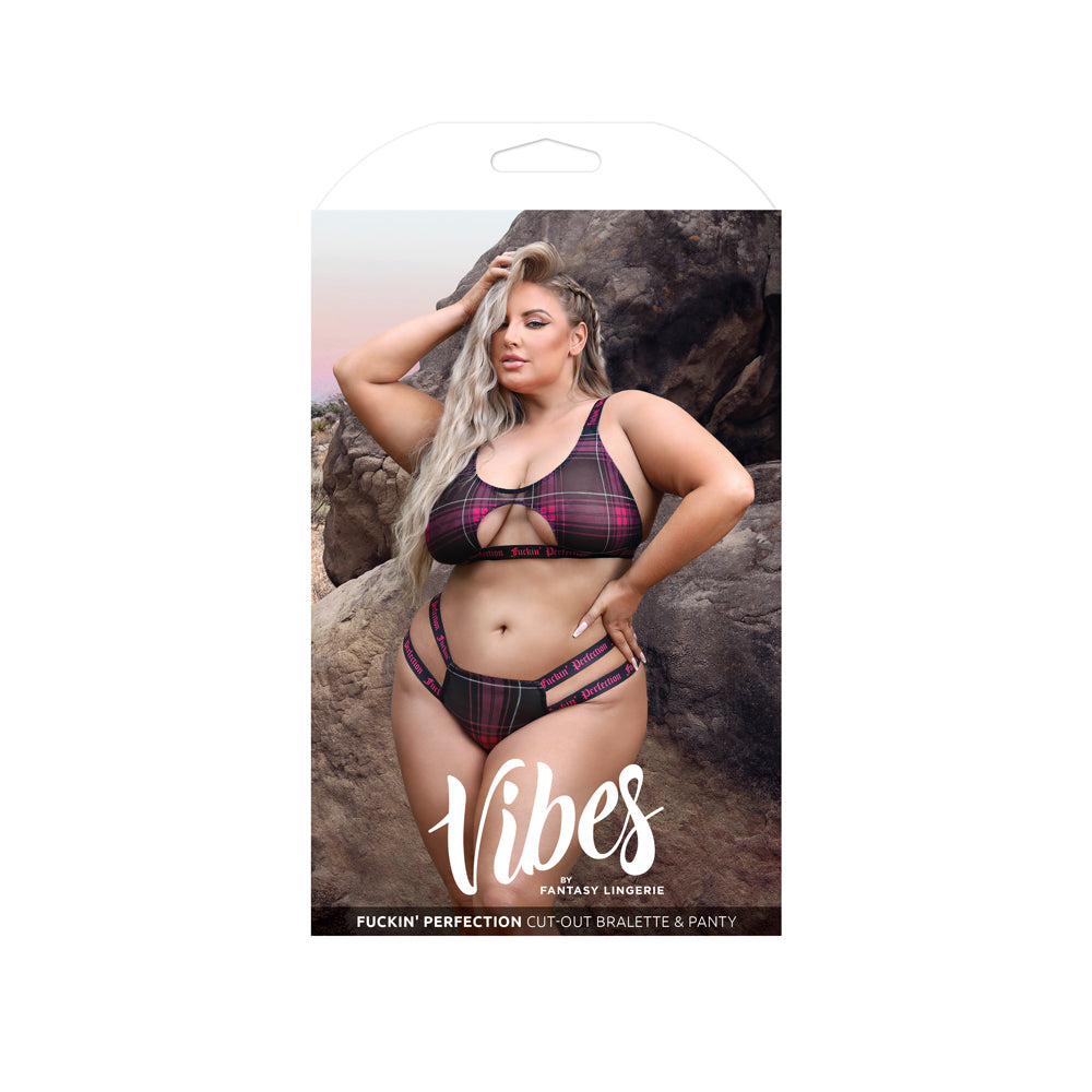 Fuckin' Perfection Cutout Bralette & Panty