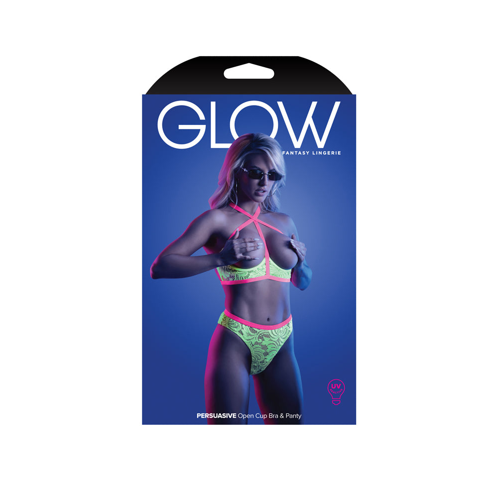 Persuasive Open Cup Bra & Panty