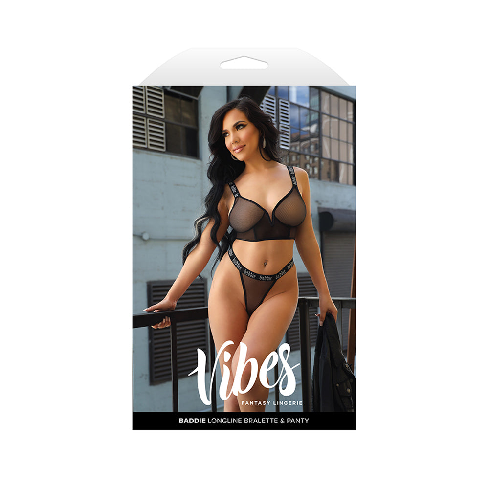 Baddie Longline Bralette & Panty