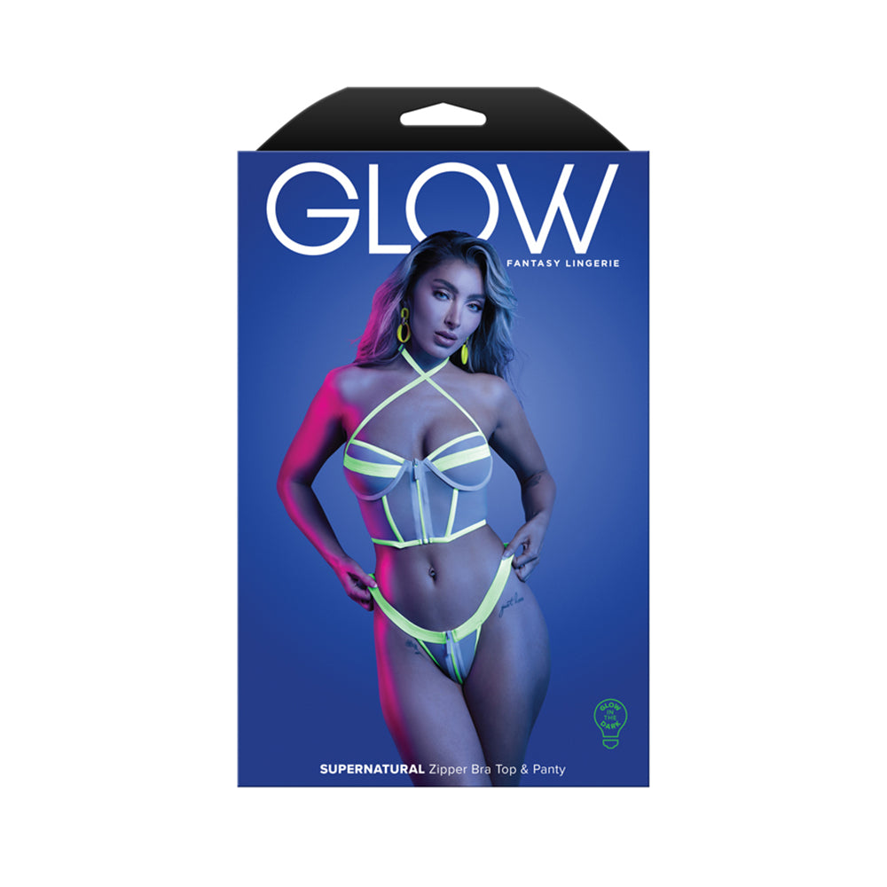 Supernatural Zipper Bra Top & Panty