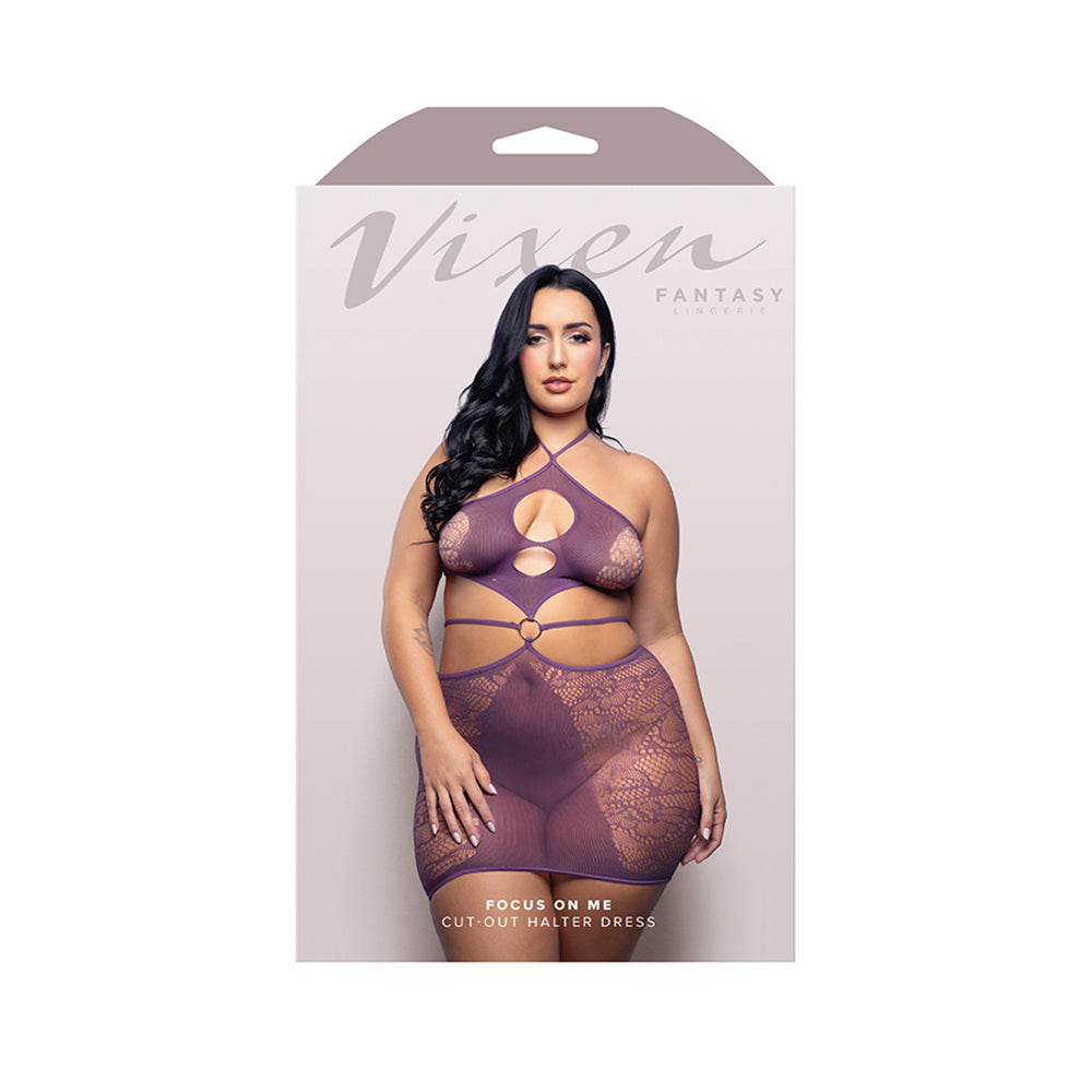 Focus On Me Cut-Out Halter Dress