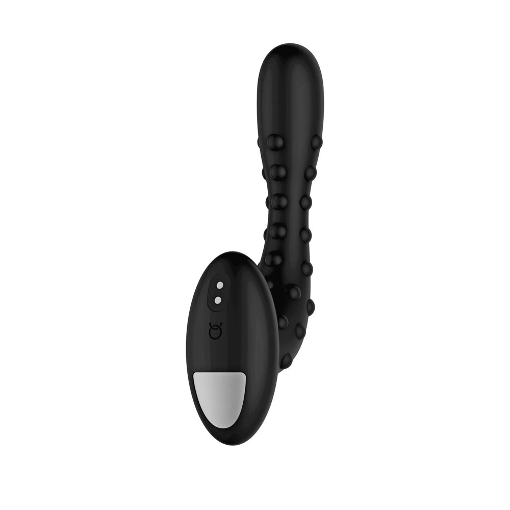 Studded Pro Vibrating Massager Black