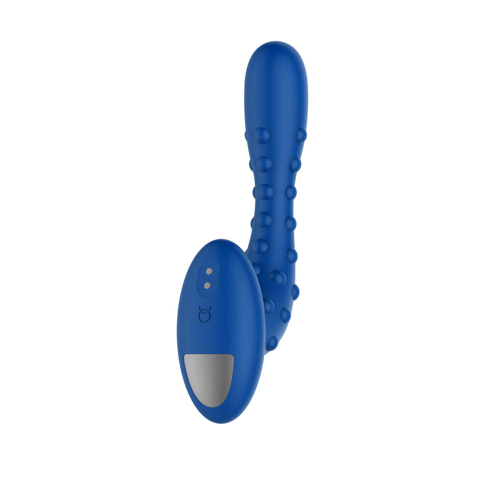 Studded Pro Vibrating Massager Blue
