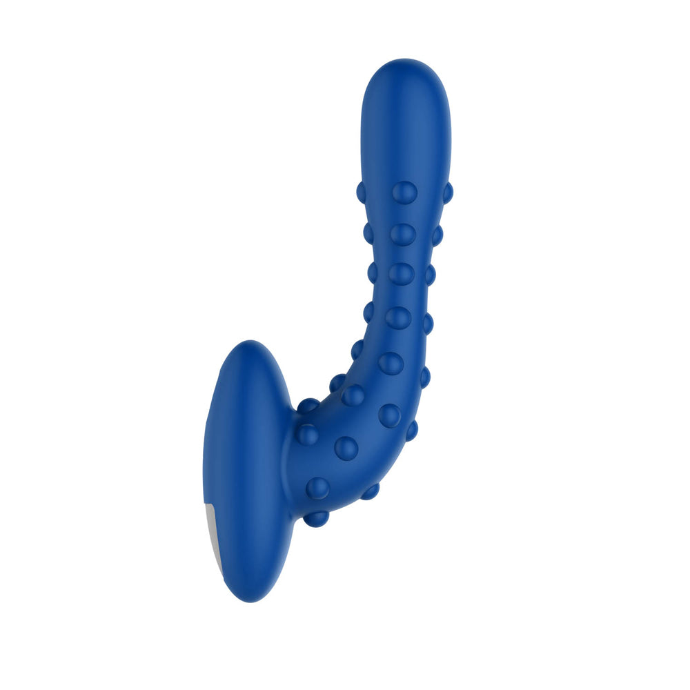 Studded Pro Vibrating Massager Blue