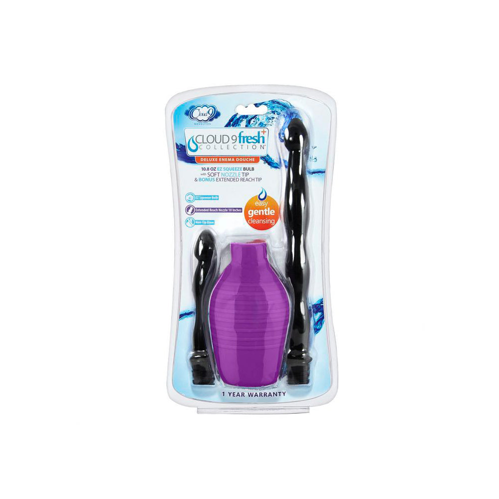 Cloud 9 Fresh + Deluxe Anal Enema Douche Kit 10.8 oz.