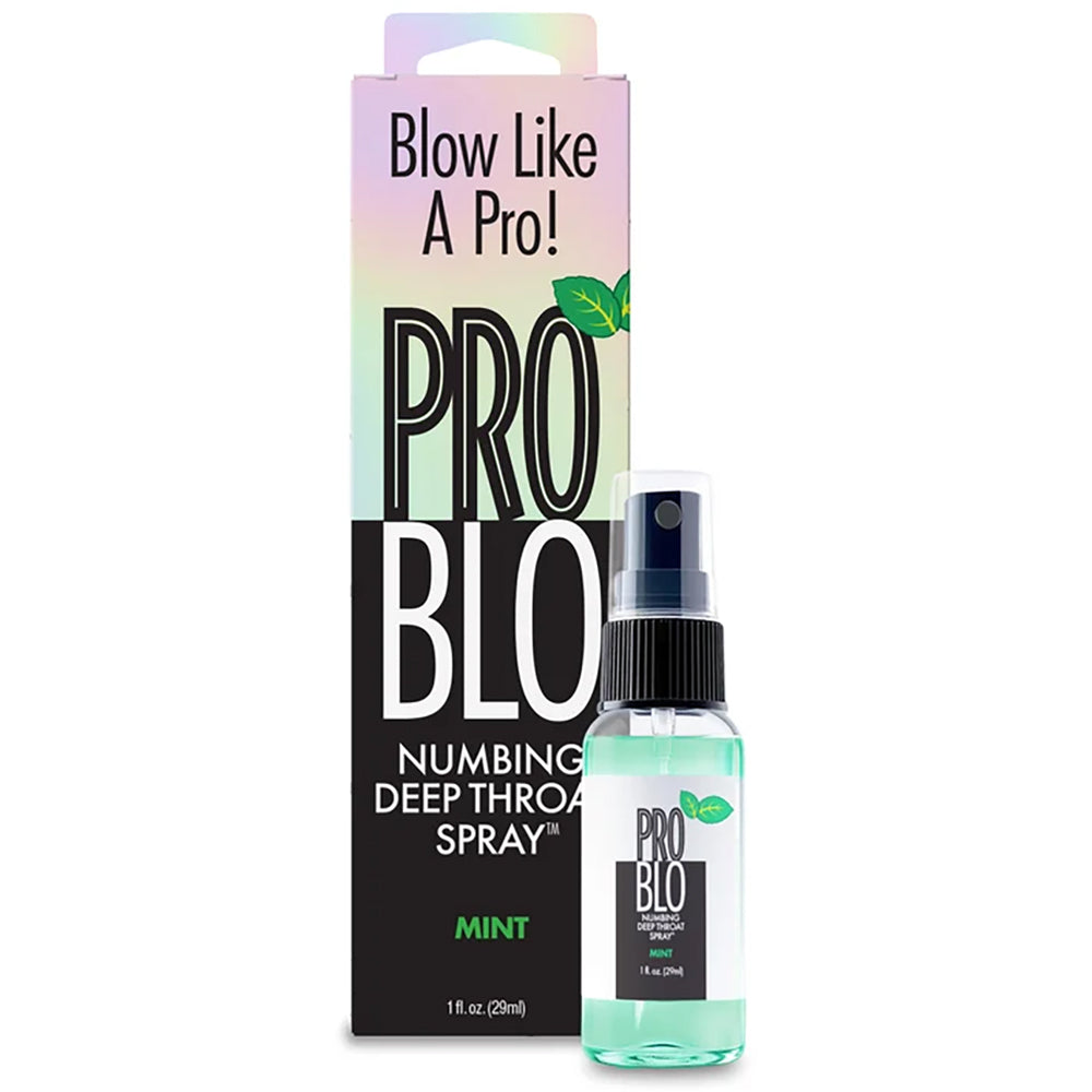 Pro Blo Numbing Deep Throat Spray Mint 1 oz.