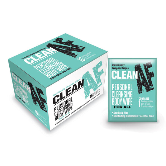 Clean Af Wipes Box Of 16