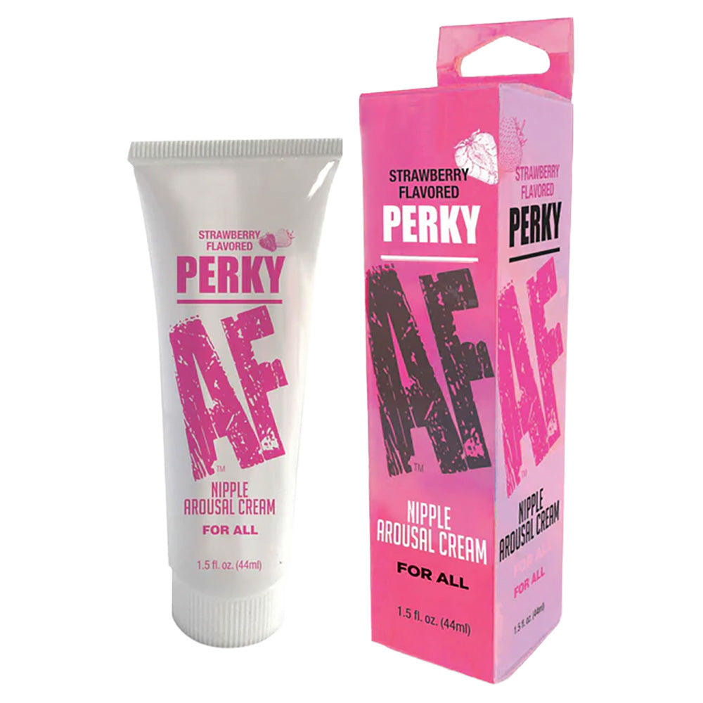 Perky AF Nipple Arousal Cream Strawberry 1.5 oz.