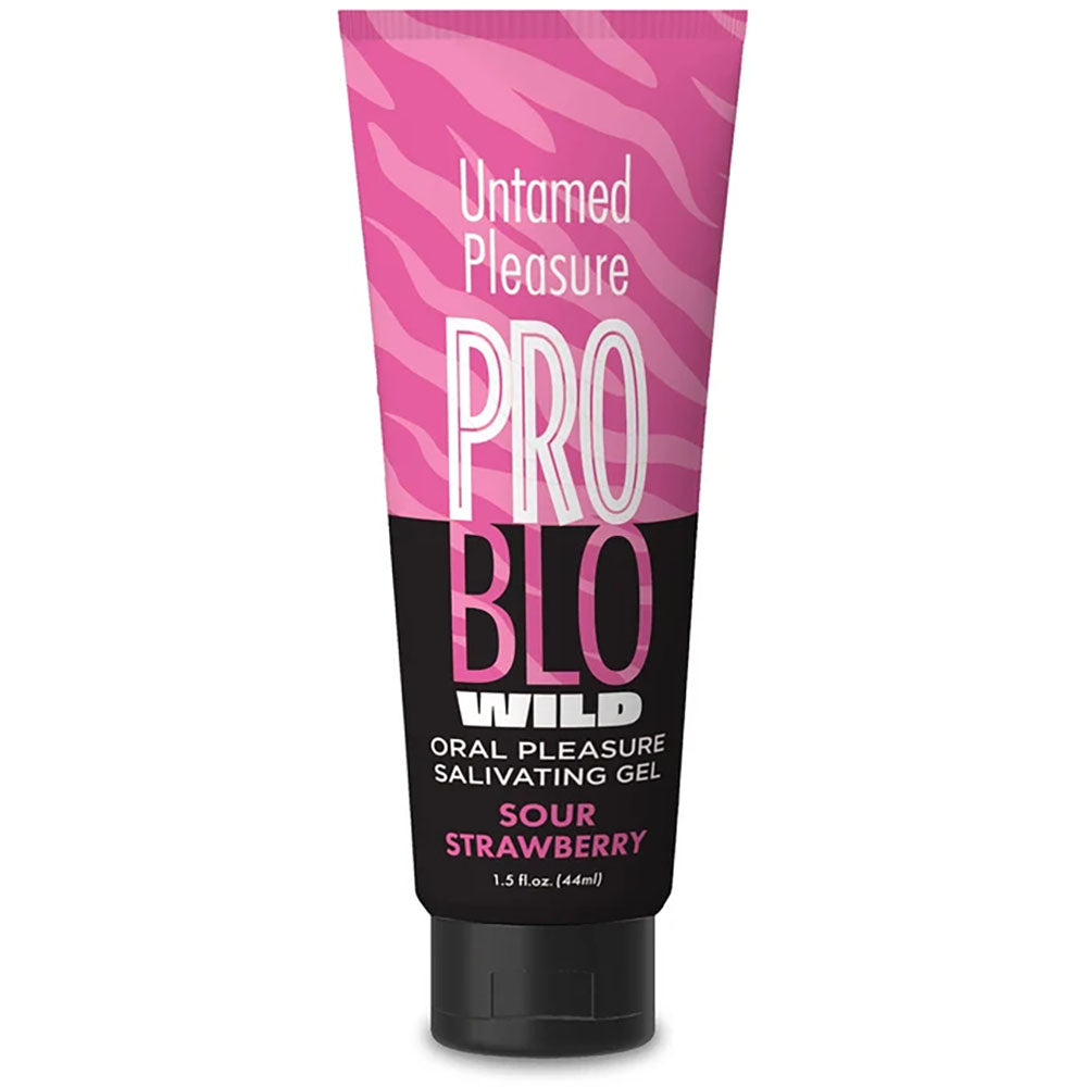Problo Wild Oral Pleasure Salivating Gel Sour Strawberry 1.5 oz.