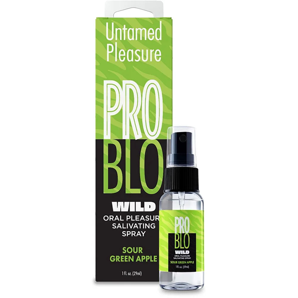 Problo Wild Salivating Throat Spray Sour Green Apple 1 oz.