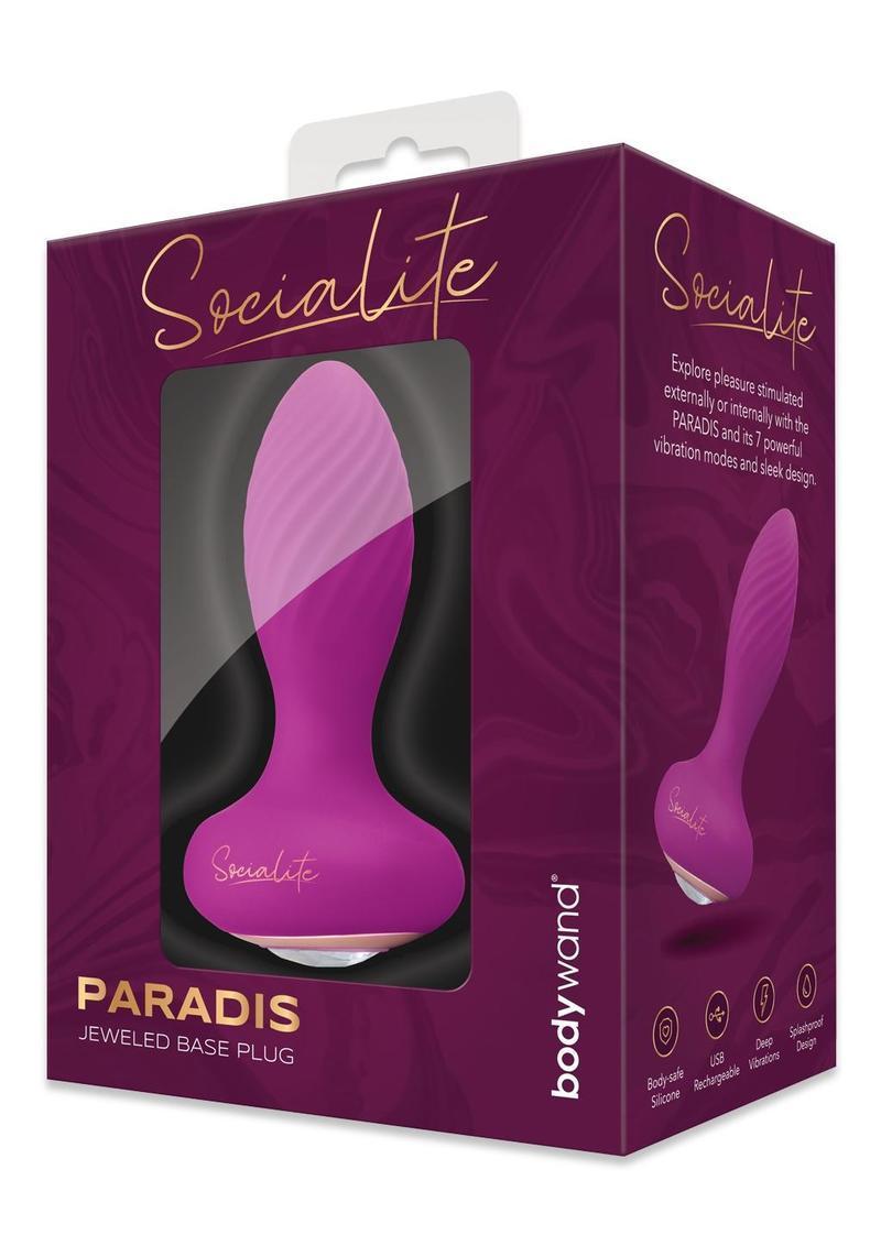 BODYWAND SOCIALITE PARADIS JEWELED BASE PLUG