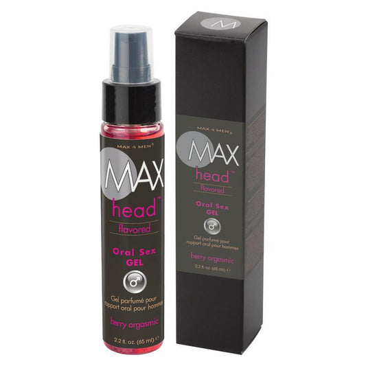 MAX Head Oral Sex Gel-Berry Orgasmic 2.2oz