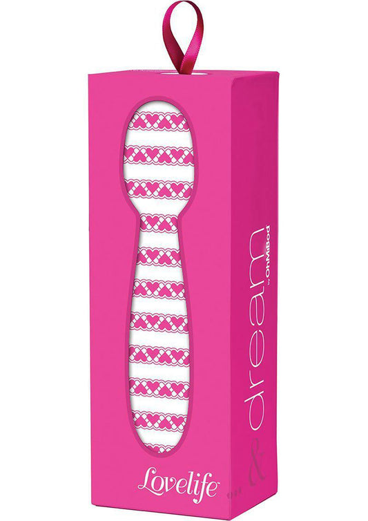 OhMiBod Lovelife Dream Silicone Vibrator Pink 7.1 Inch