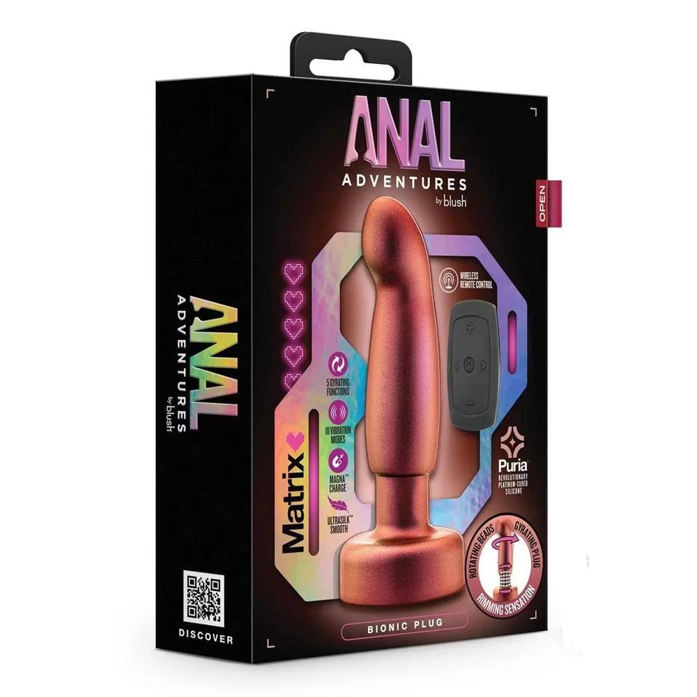 Anal Adventures Matrix Bionic Plug Cosmic Copper