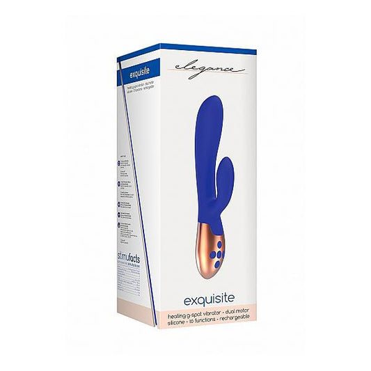 Elegance Heating G-Spot Vibrator Exquisite Blue