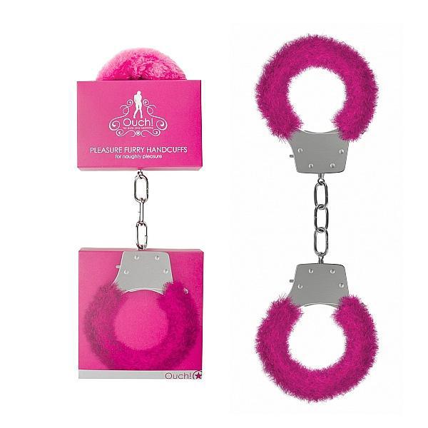 Ouch! Pleasure Handcuffs Furry Pink