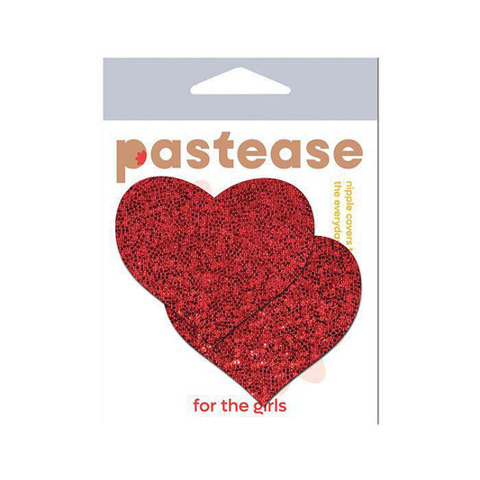 Pastease Glitter Heart - Red O/S