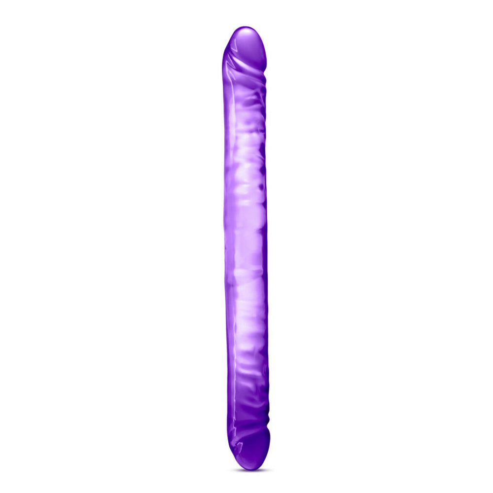 B Yours 18" Double Dildo Purple