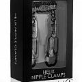 Ouch Helix Nipple Clamps - Black