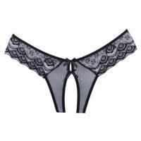 Adore Open Panty Lace And  Black One Size