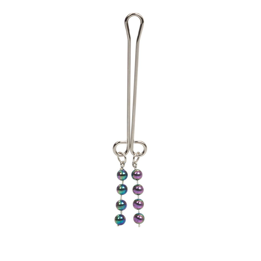 Intimate Play Beaded Clitoral Jewelry Silver