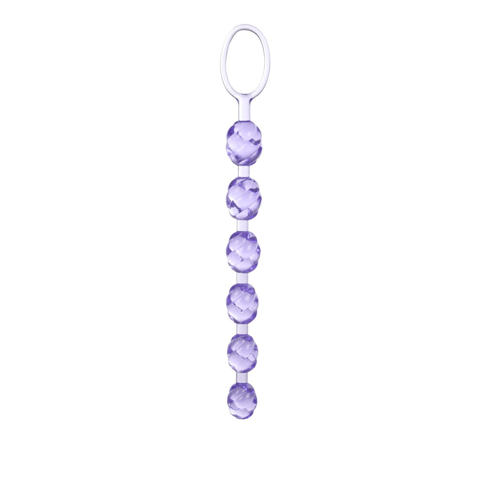 Swirl Pleasure Beads Purple