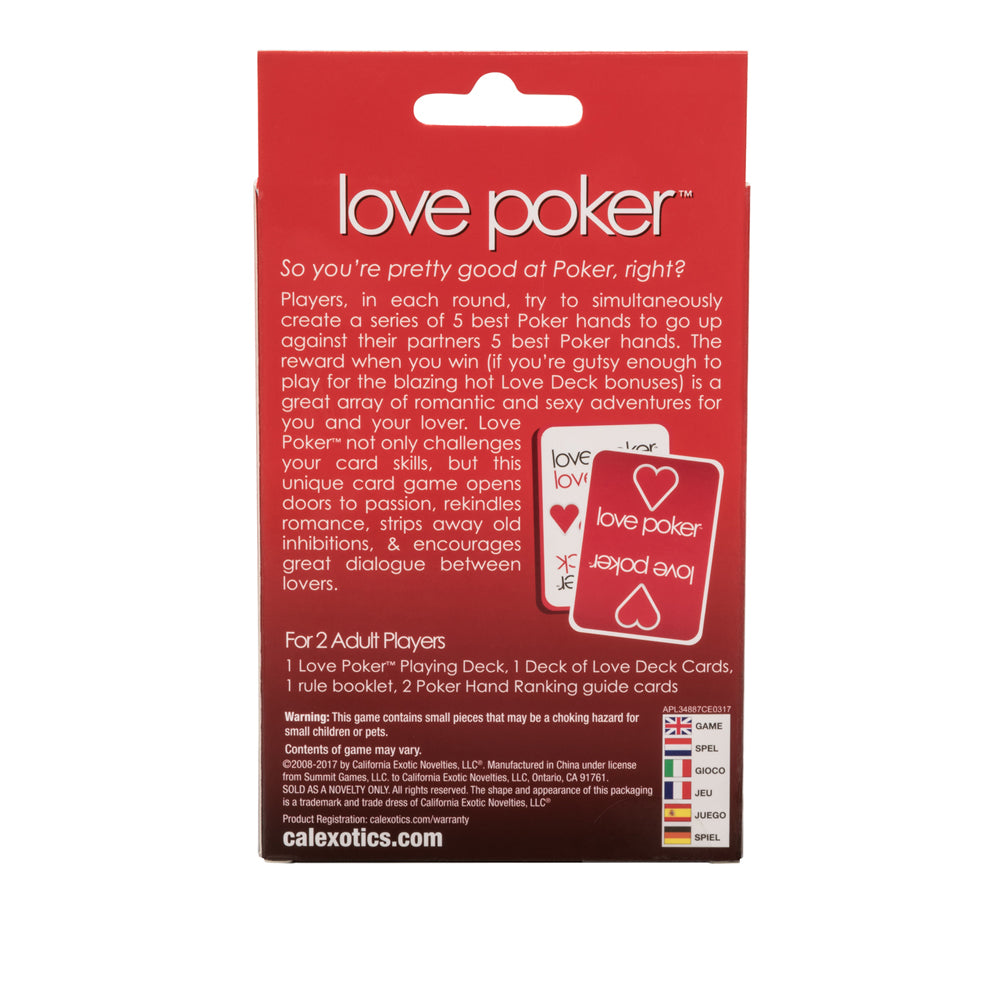 Love Poker Game Print