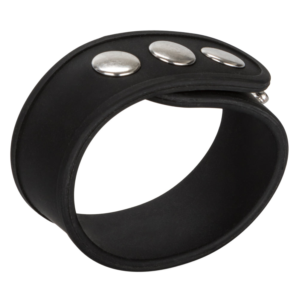 Silicone Tri-Snap Erection Ring Black