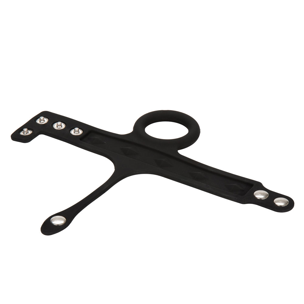 Silicone Tri-Snap Ball Spreader Black
