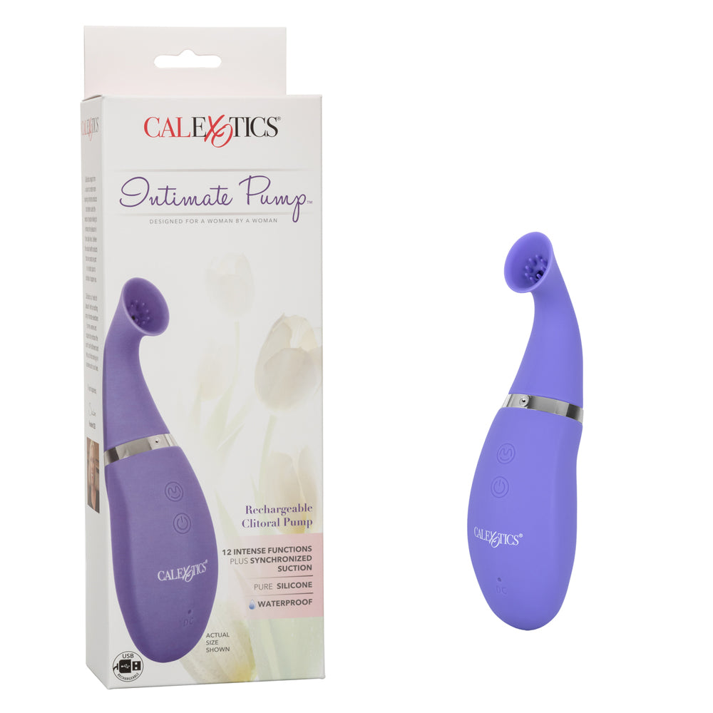 Intimate Pump Rechargeable Clitoral Pump Purple