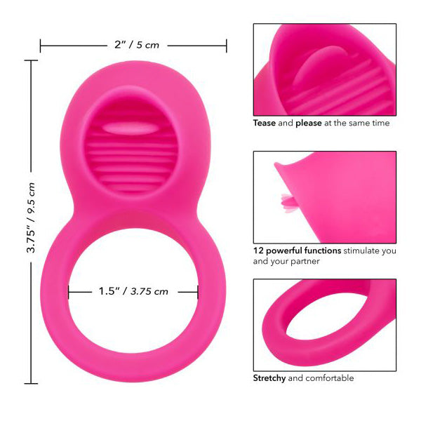 Silicone Rechargeable Teasing Tongue Enhancer