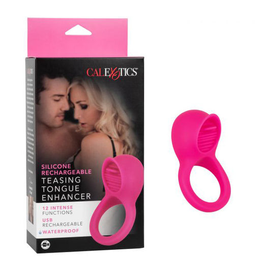 Silicone Rechargeable Teasing Tongue Enhancer