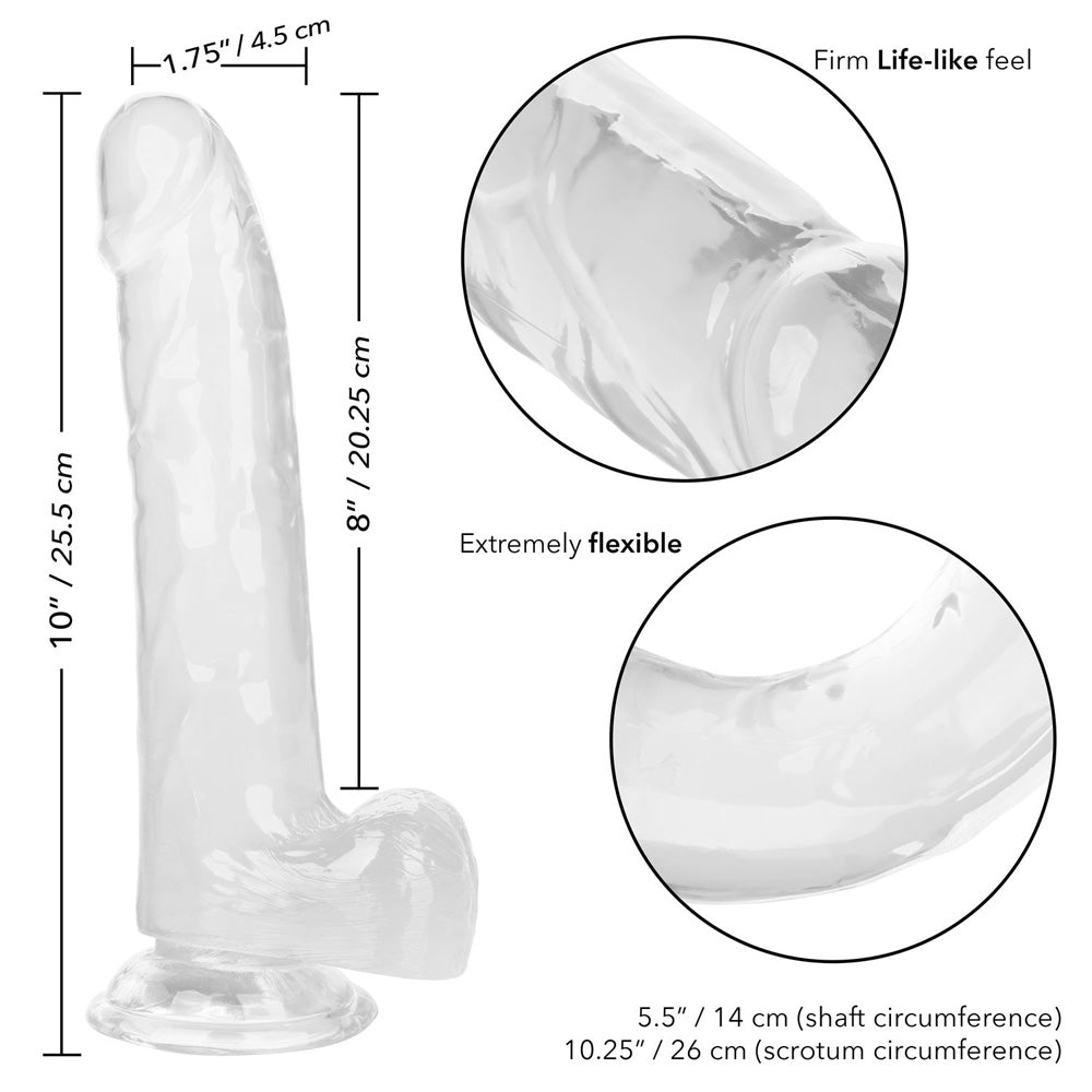 Size Queen 8" Clear