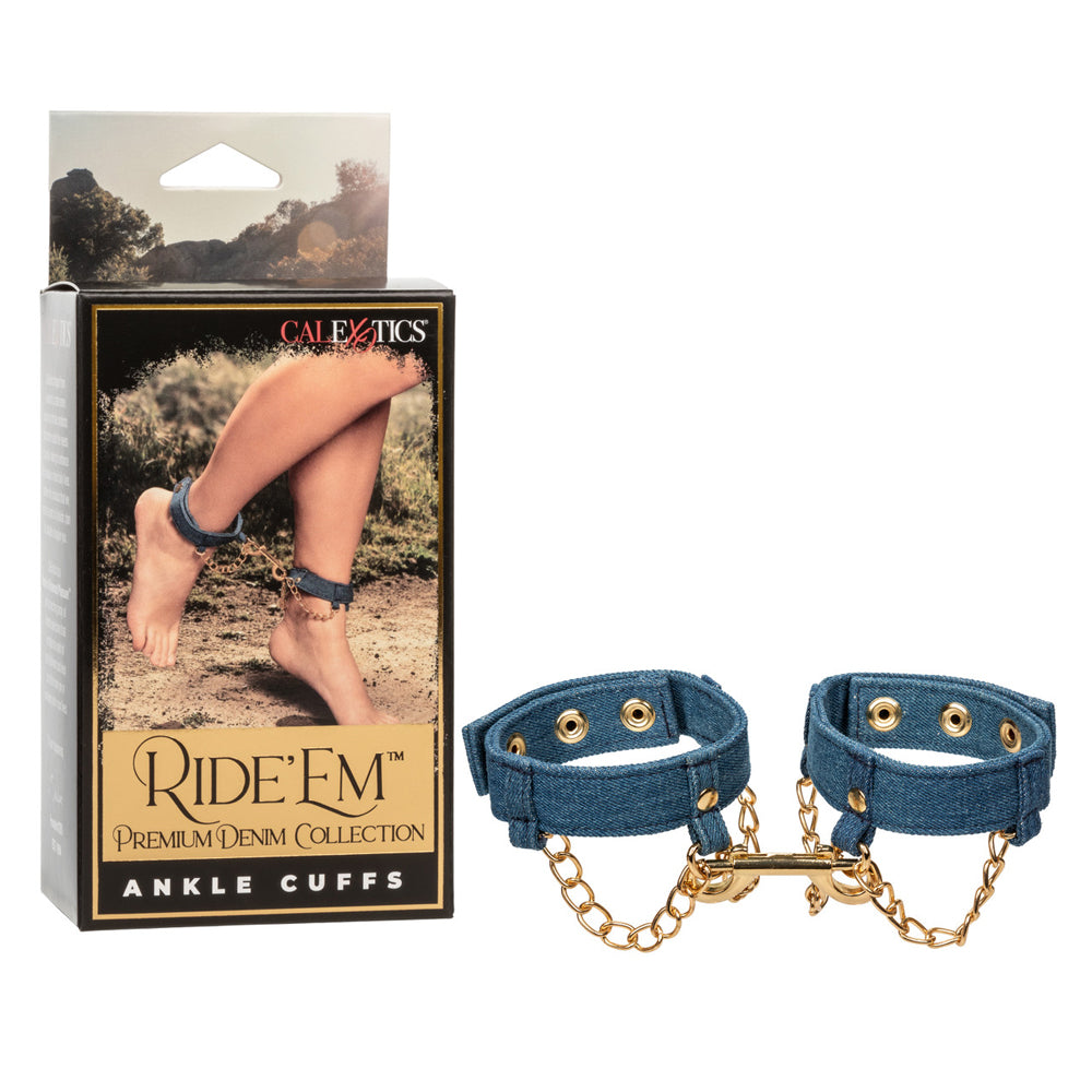 Ride 'Em Premium Denim Collection Ankle Cuffs