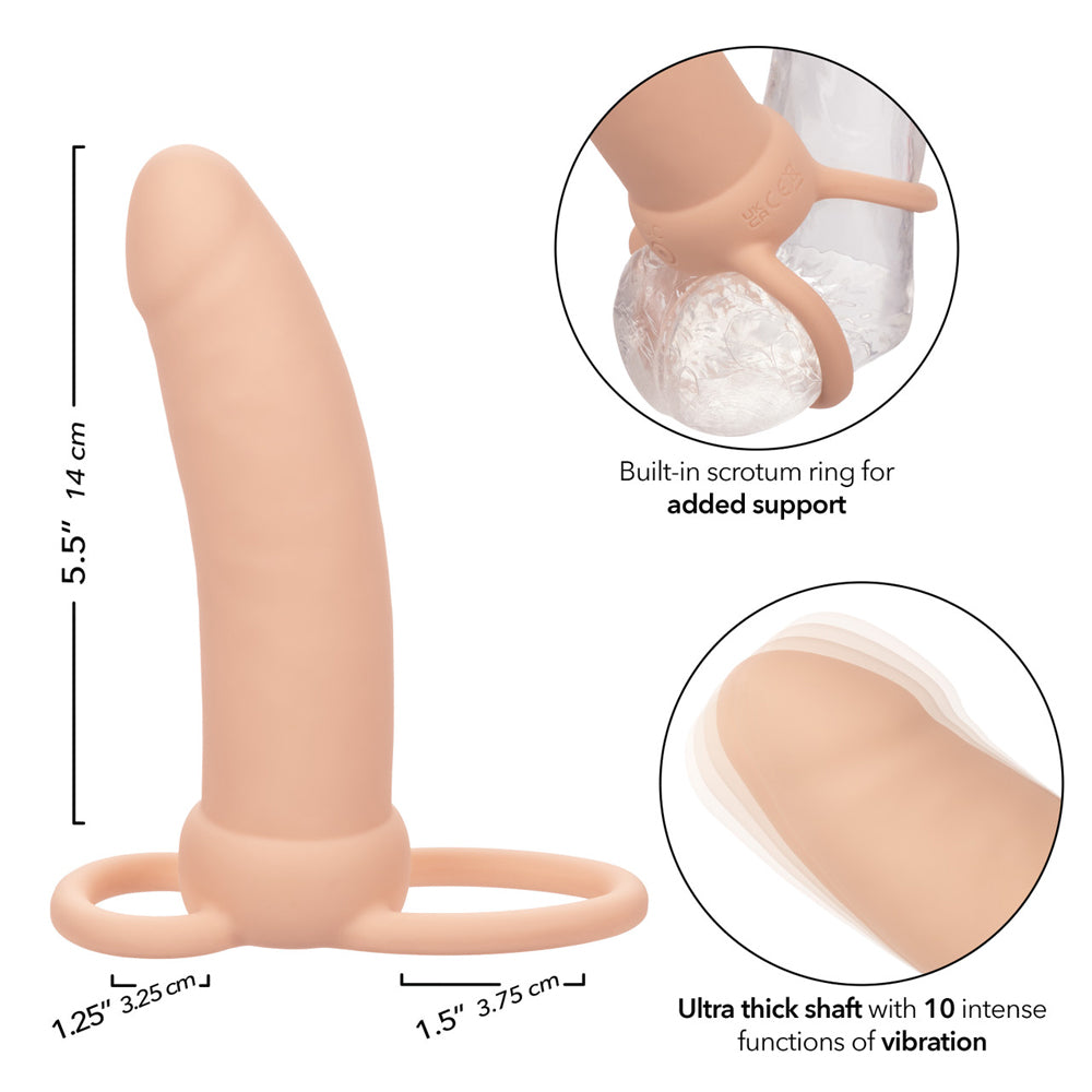 Performance Maxx Rechargeable Thick Dual Penetrator Ivory